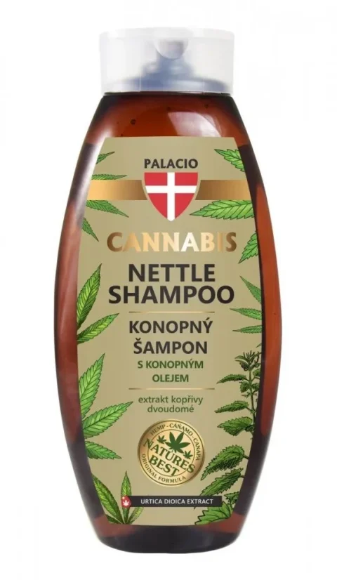 Palacio CANNABIS Șampon cu urzică, 500 ml