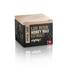 Eighty8 CBD gyvos dervos medaus vaško ekstraktas, 65 % CBD, 1 g
