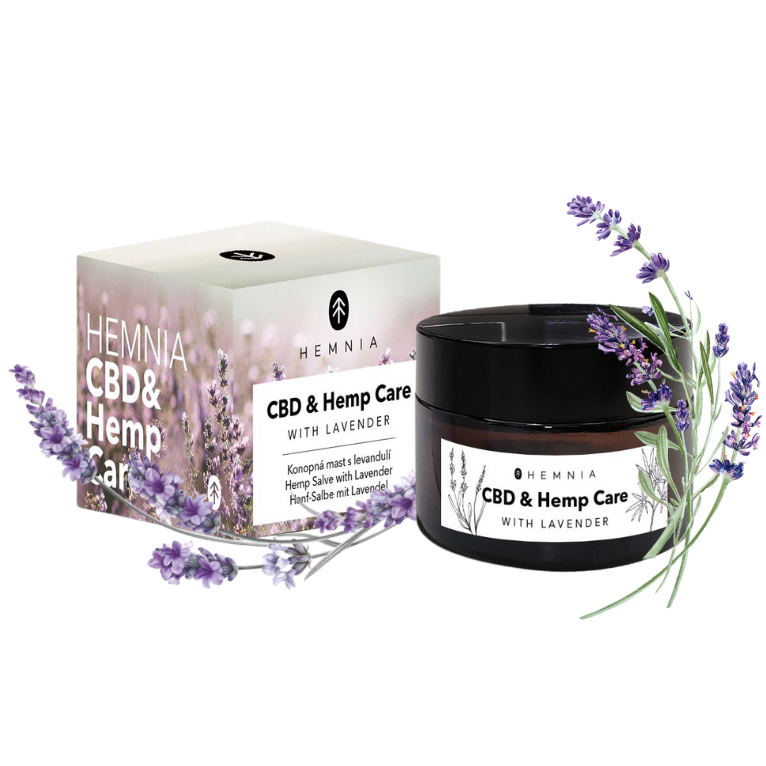 Hemnia CBD & Canapa Cura - universale unguento alla canapa con lavanda, 250 mg CBD