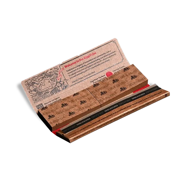 Ziggi Natural, 32 feuilles à rouler + 32 filtres en carton