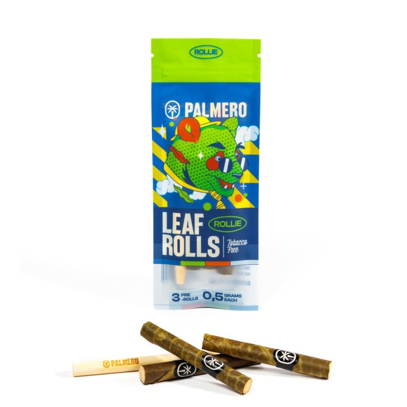 Palmero Rollie, 3x wraps à la feuille de palmier, 0,5g