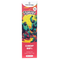Canntropy CBDP Vape Pen Banana Runtz, CBDP 88% качество, 1 ml
