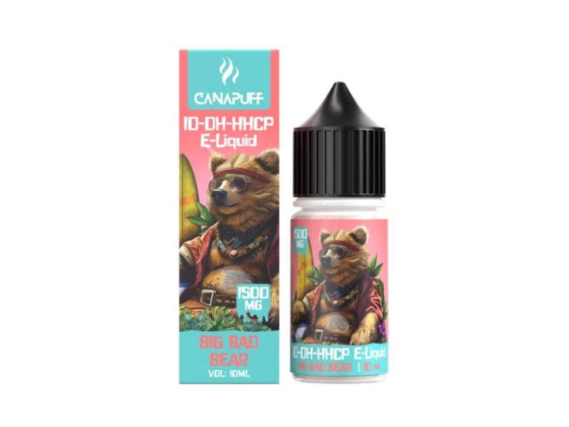 CanaPuff 10-OH-HHCP tekućina Big Bad Bear, 1500 mg 10-OH-HHCP, 10 ml