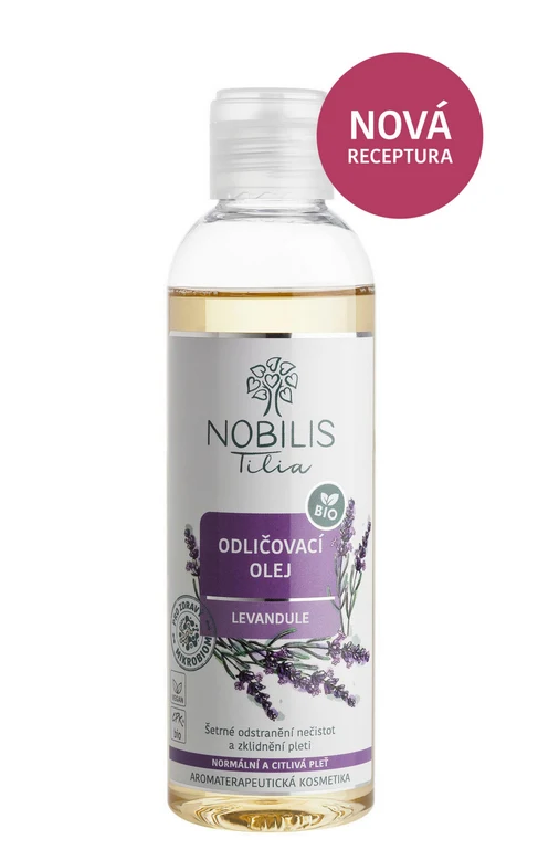 Huile démaquillante à la lavande Nobilis Tilia 200 ml