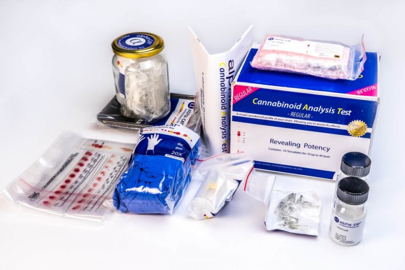 Alpha-CAT Kanabinoidų analizės testas – REGULAR rinkinys