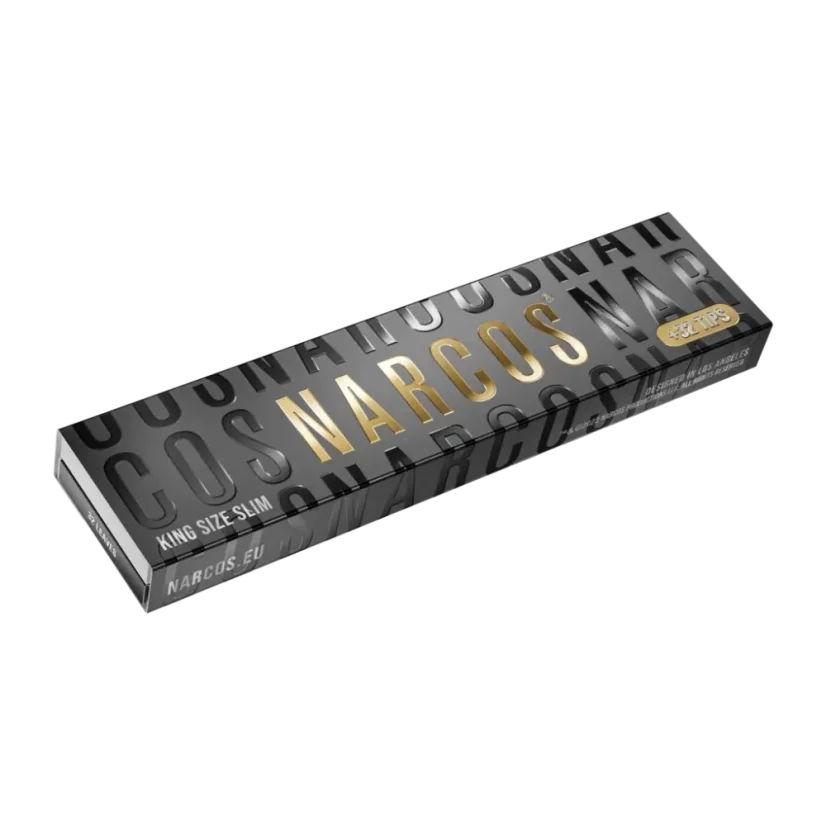 Narcos Brown Edition King Size Slim Rolling Papers + Tips