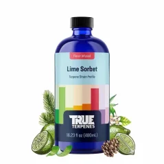 True Terpenes Sorbetto al lime aromatizzato (5 ml - 960 ml)