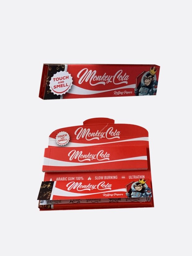 Monkey King Ubleget rullepapir med duft af rød cola og spidser (duft af rød cola)