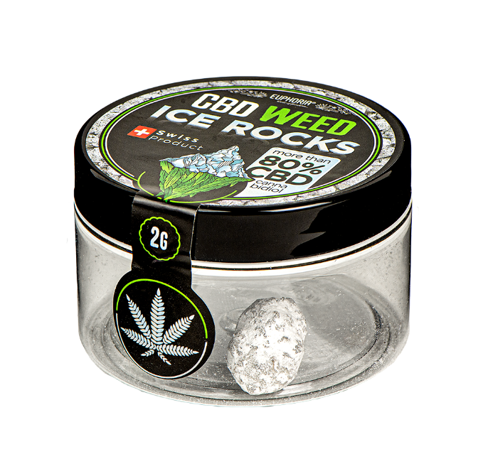 Euphoria 80% CBD Ice Rock, 2 grammes
