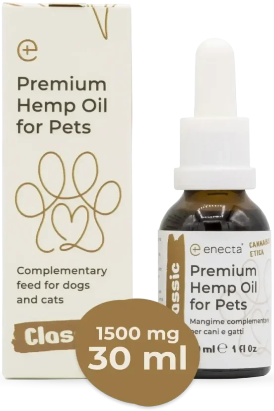 Enecta Huile CBD pour animaux 5%, 1500 mg, 30 ml