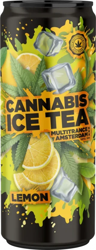Bevanda al tè freddo alla cannabis, 250 ml