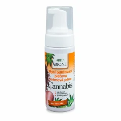 Bione Cannabis Почистваща крем пяна за премахване на грим 150 ml