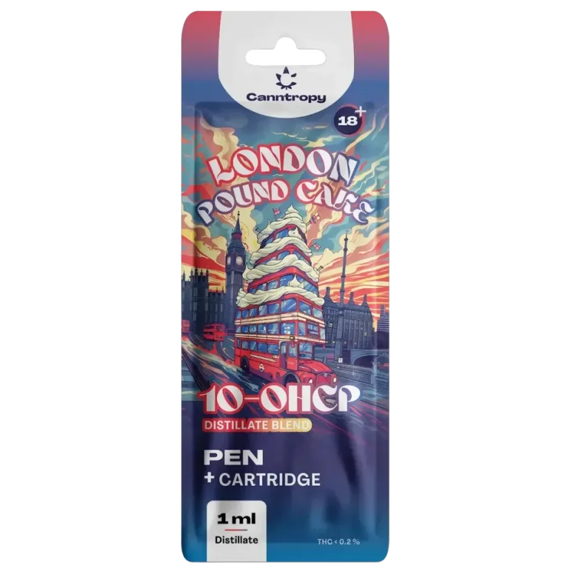 Canntropy 10-OHCP Pen + Cartridge London Pound Cake, 10-OHCP 20 %, 1 ml