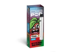 Czech CBD THCV Vape Pen disPOD Jahoda, 25 % THCV, 67 % CBG, 1 ml