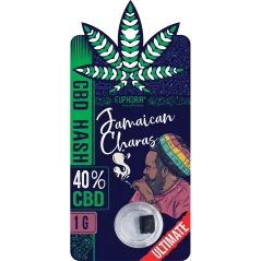 Euphoria CBD Hash Jamaica Charas, CBD 40%, 1 g