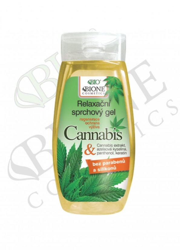 Bione Relaxáló tusfürdő CANNABIS, 260 ml