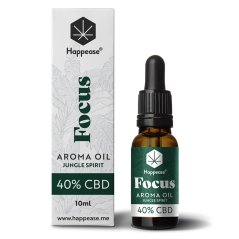 Happease Fokus CBD ulje Duh džungle, 40% CBD, 4000mg, 10 ml