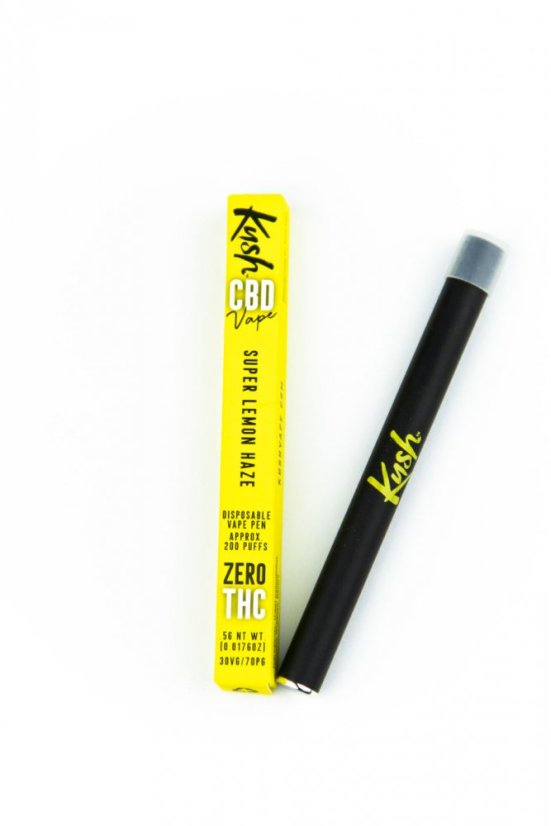 Kush CBD Vape Pen - SUPER LEMON HAZE, 200 mg CBD, 0,5 g