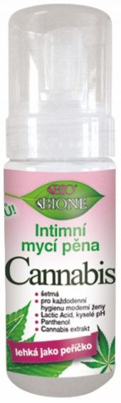 Bione Intimní mycí pěna CANNABIS 150 ml
