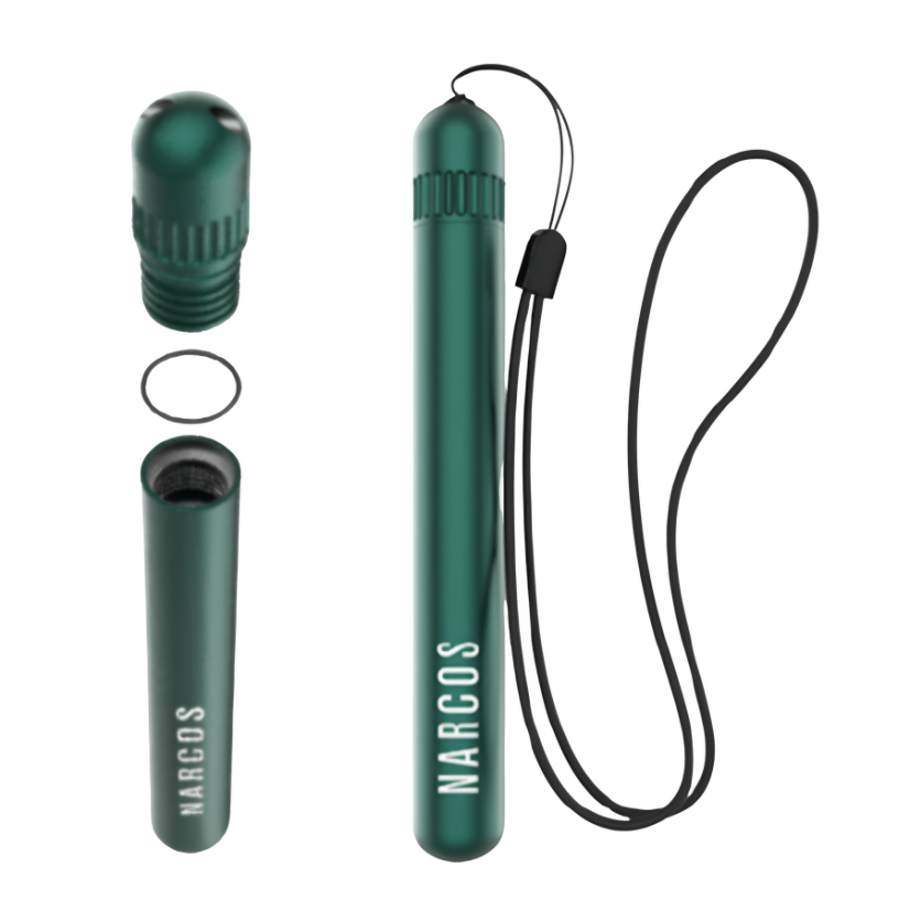 Narcos aluminium tube midnight green