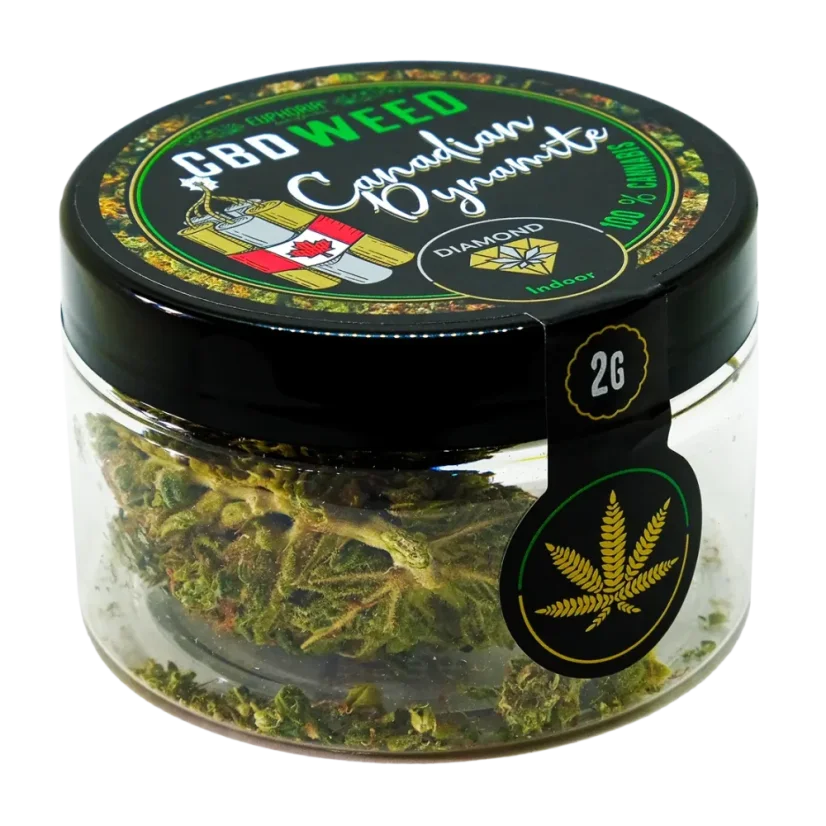 Euphoria Fleurs de CBD Diamond Canadian Dynamite 2 grammes