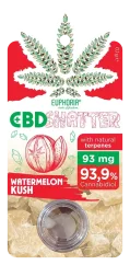 Euphoria Shatter Watermelon Kush (93 mg à 465 mg de CBD)