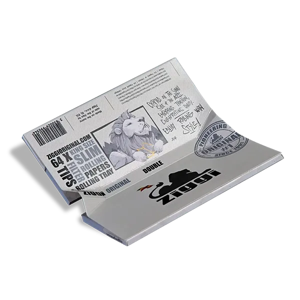 Ziggi Original Double, 64 feuilles à rouler + 64 filtres en carton