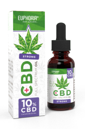 Huile de CBD Euphoria 10 %, 30 ml, 3000 mg