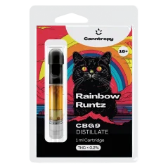 Canntropy Cartuș CBG9 Rainbow Runtz, CBG9 calitate 85%, 1 ml