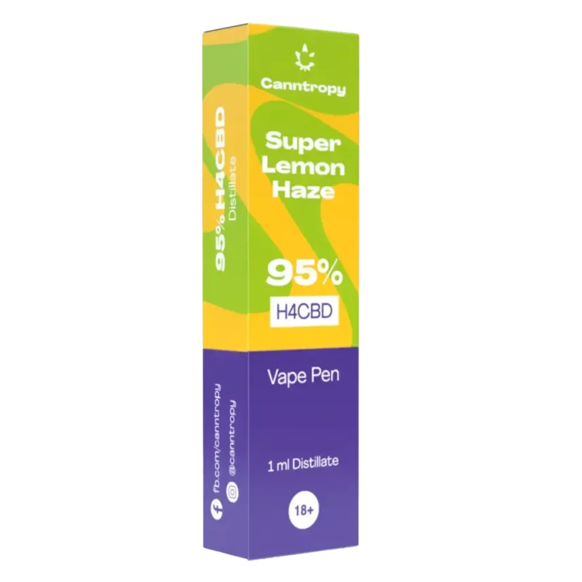 Canntropy H4CBD Vape olovka Super Lemon Haze 95 %, 1 ml