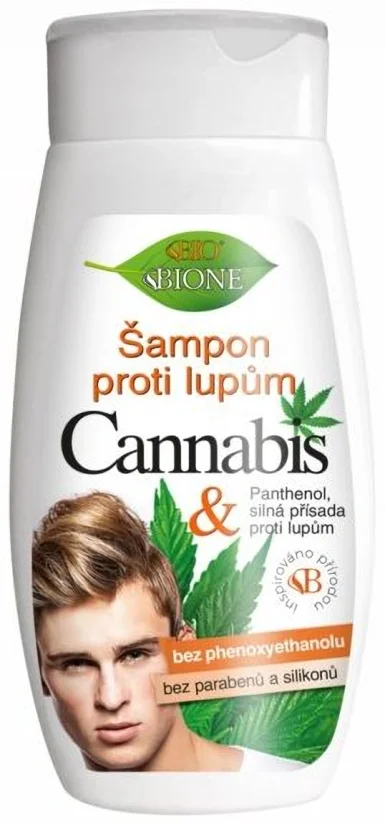 Bione Șampon antimătreață cu cannabis pentru bărbați, 260 ml