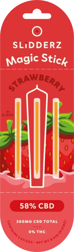 Slidderz Joint Core Strawberry, 3 pcs x 100 mg CBD