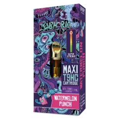 Euphoria T9HC Cartridge Watermelon Punch, 1 ml