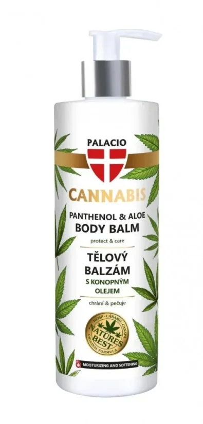 Balsamo corpo alla canapa Palacio, 400 ml