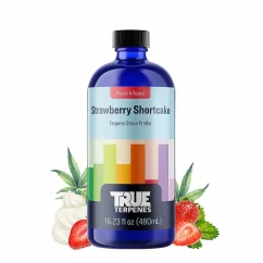 True Terpenes Smakinfunderad jordgubbskaka (5 ml - 960 ml)