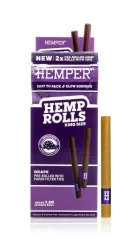 HEMPER Konopné rolky King Size s papírovým filtrem, 2pk – Hroznové víno