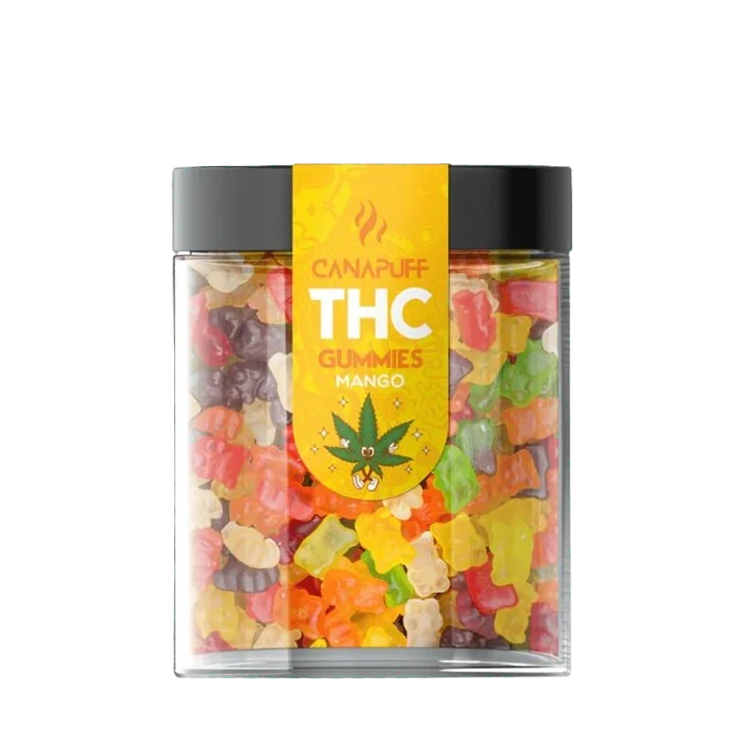CanaPuff THC+ Gummies Mango, THC mažiau nei 0,2 %, 10-50 vnt.