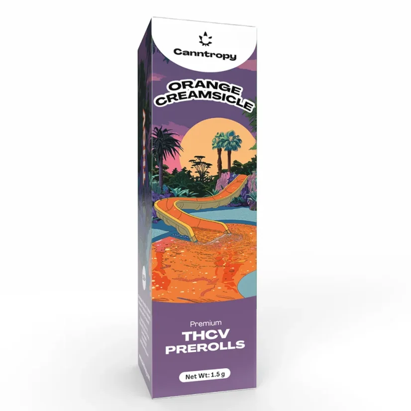 Canntropy THCV Prerolls Orange Creamsicle, THCV 96% Qualität, 1 g