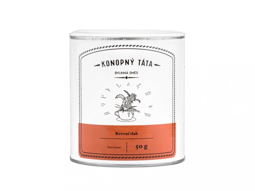 Konopný Táta - Hanf Kräutermischung "Blutdruck", 50 g