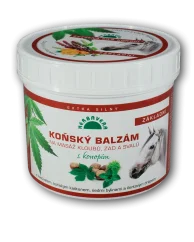 Herbavera Bálsamo de cavalo com cânhamo, 500 ml