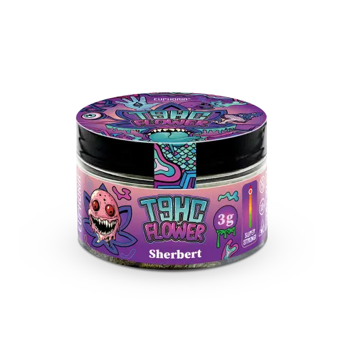 Euphoria T9HC Fleurs Sherbert, 3 g