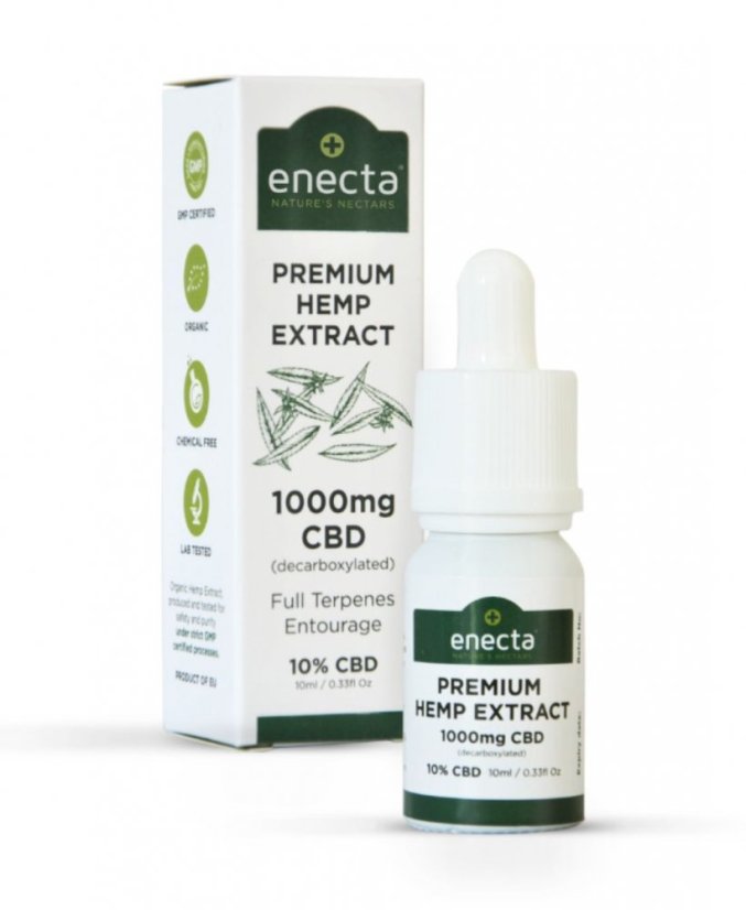 Enecta Huile de CBD 10%, 1000 mg, 10 ml