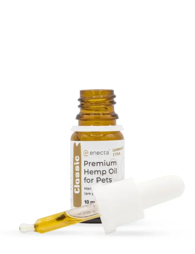 Aceite de CBD Enecta para mascotas 5 %, 500 mg, 10 ml