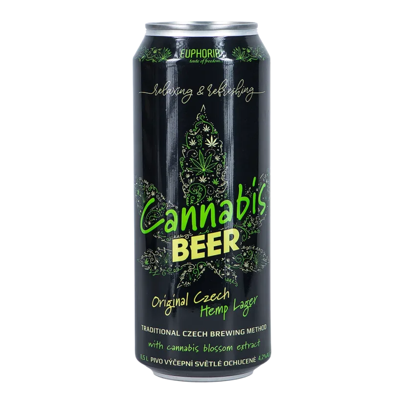 Euphoria Canette de bière au cannabis, 500 ml
