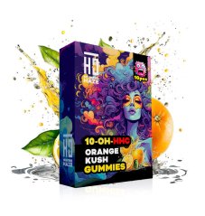 Heavens Haze 10-OH-HHC Gummies Orange Kush, 10 gab x 40 mg, 400 mg 10-OH-HHC
