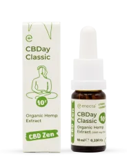 Enecta CBDay Plus Balanced Full Spectrum Aceite de CBD 10%, 1000 mg, 10 ml