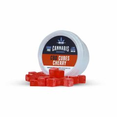 Cannabis Bakehouse Bonbons cubes au CBD - Cerise, 30g, 22pcs X 5mg CBD