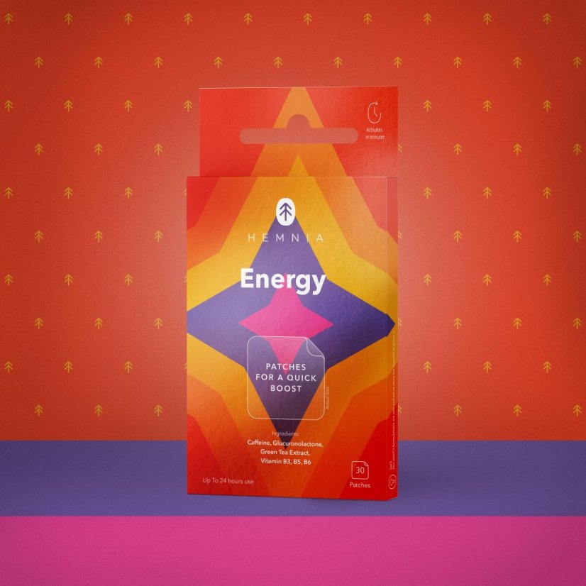 Hemnia Energie - Pflaster für den schnellen Boost, 30 Stk