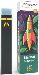 Cannastra CBD Einweg-Vape-Pen Starleaf Cluster, CBD 95 %, 1 ml