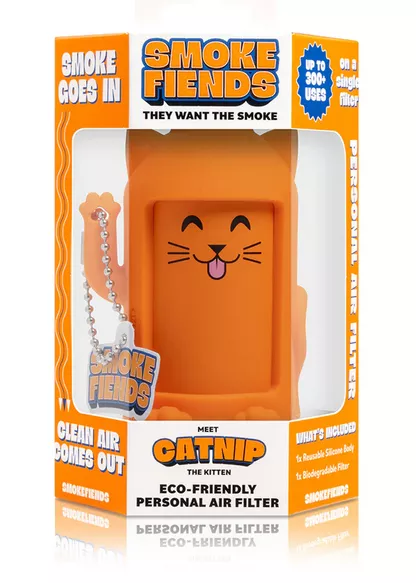 HEMPER Filtro dell'aria personale ecologico a tema Smoke Fiends - Catnip The Kitten